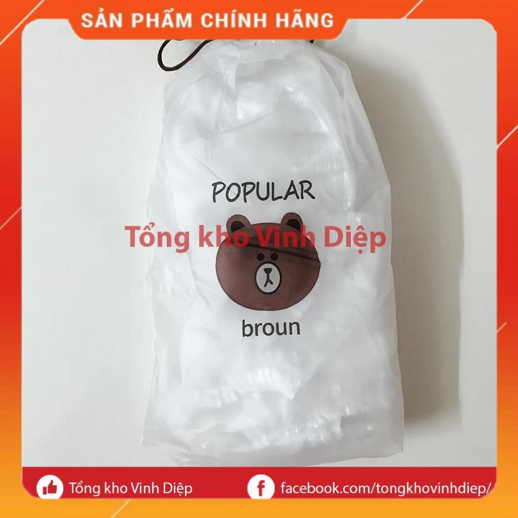 Túi gấu 100 màng bọc thực phẩm có chun co giãn, tái sử dụng được