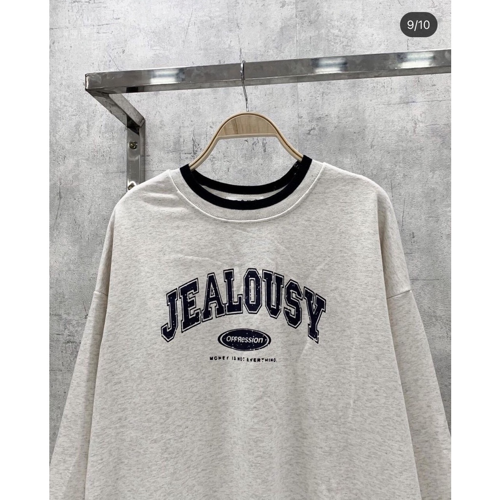 Áo Sweater Nỉ Bông Cotton JOVELTY Unisex Form Rộng - Jealousy