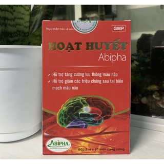 Hoạt Huyết Abipha Giúp bổ huyết, hoạt huyết, tăng cường tuần hoàn và lưu thông máu