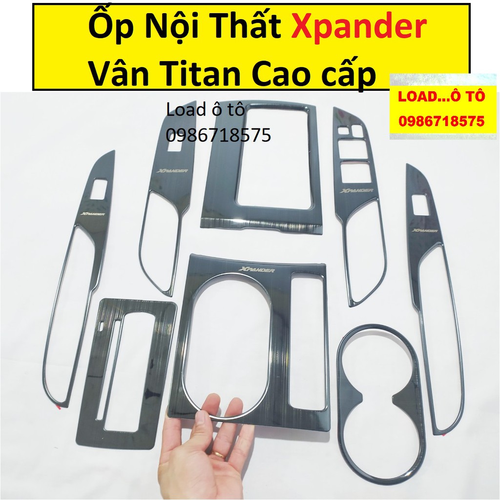 Bộ ốp nội thất xe Mitsubishi Xpander Cross, Xpander 2022-2018 Vân Carbon, Titan