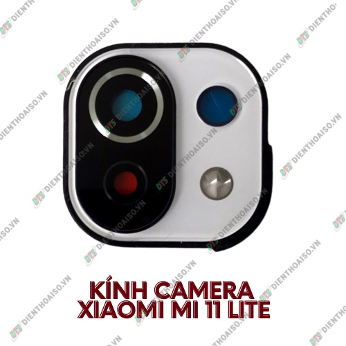 Kính camera  khung viền xiaomi mi 11 lite đủ màu