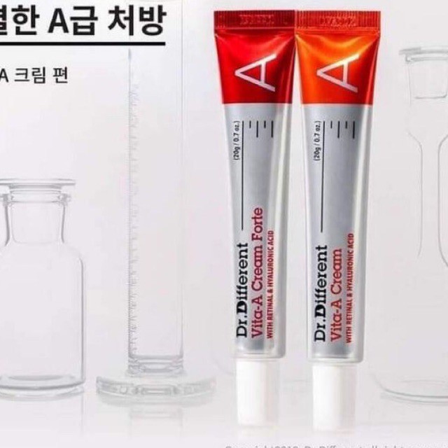 Dr.DIFFERENT RETINAL 0,1% NEW 2021 CÓ BILL❤️FREESHIP❤️TUÝT FULL KEM CHỐNG GIÀ VITA A CREAM RETINAL | BigBuy360 - bigbuy360.vn