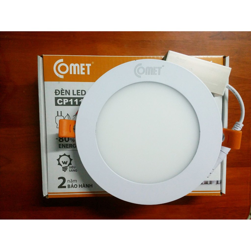 Đèn led siêu mỏng âm trần 9W Comet CP111S9D/CP111S9W (mã mới CD01F0096)