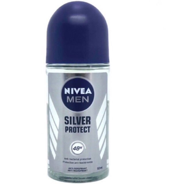 Lăn ngăn mùi Nivea Men phân tử bạc ngăn khuẩn gây mùi vượt trội 50ml