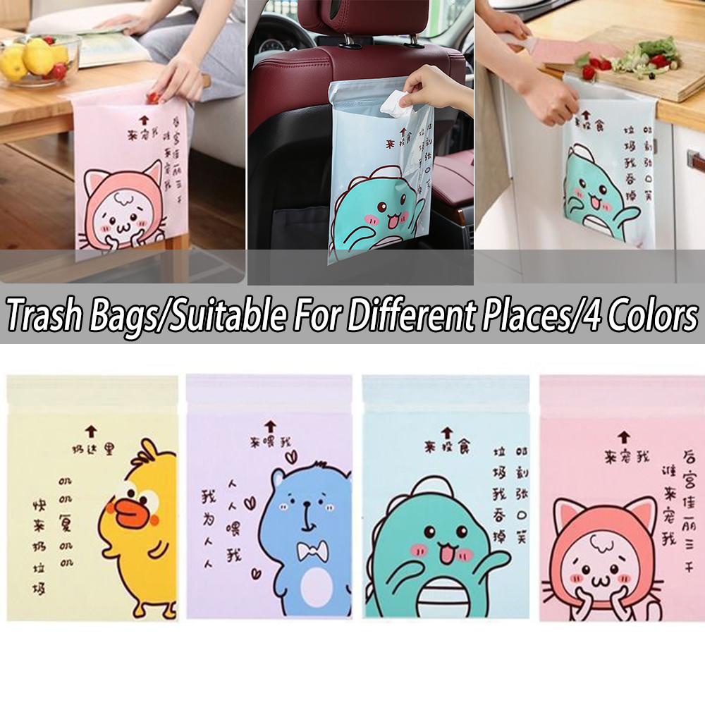 MYRONGVN Bộ 15 Giá Đỡ Túi Đựng Rác Tự Dính Tiện Dụng Cho Xe Hơi / Văn Phòng