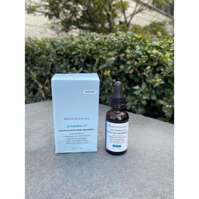 (AUTH bản Mỹ) Skinceuticals SILYMARIN CF - Giảm mụn, ngăn ngừa tiết dầu, làm sáng da và chống oxy hoá cho da hh/dầu/ mụn