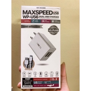 Bộ sạc 2 cổng u56 2.4a dành cho IPhone và Android
