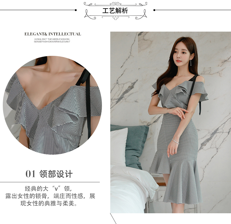 Set Áo Cổ Lá Sen Thắt Nơ Phối Chân Váy Lưng Cao Lệch Tà Kiểu Hàn Quốc Thời Trang 2020