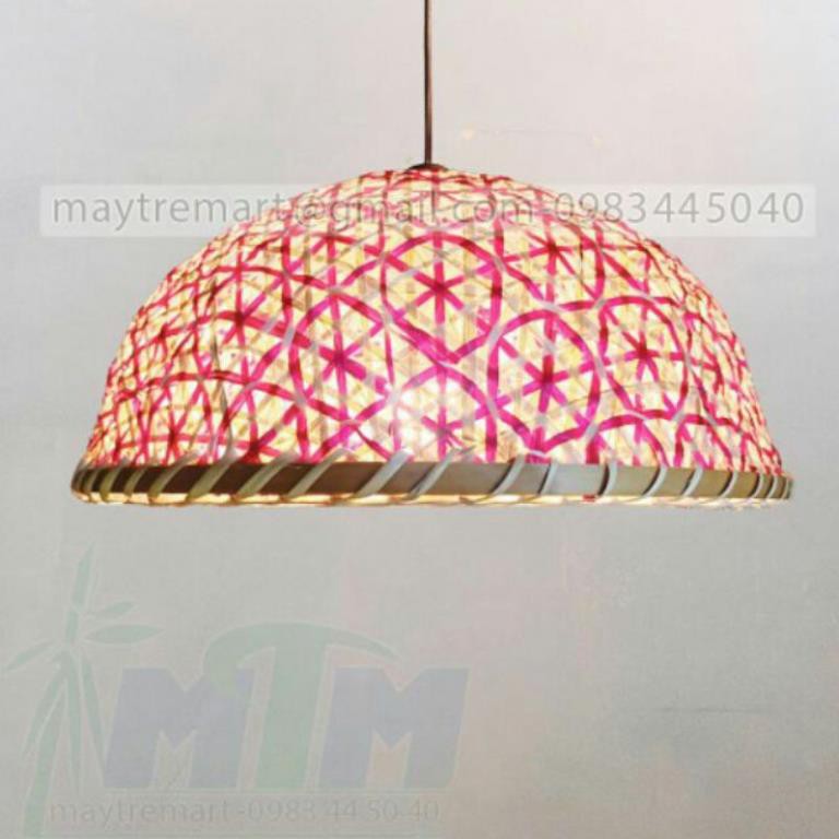 Đèn tre đèn mây tre đèn lồng tre đèn thả mây tre mã a002