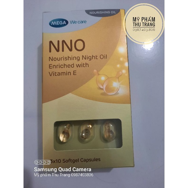 Hộp 30 viên dưỡng ẩm trắng da NNO