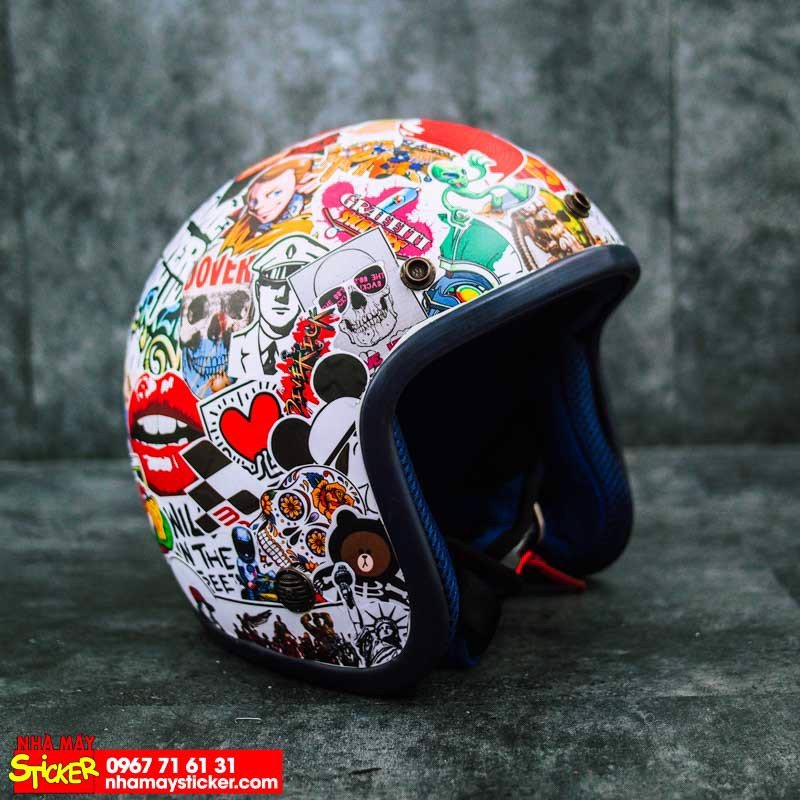 [Set 54 Cái] Bộ Sticker thương hiệu Supreme dán trang trí laptop, mũ nón bảo hiểm, vali, xe tay ga, ván trượt - MP.027