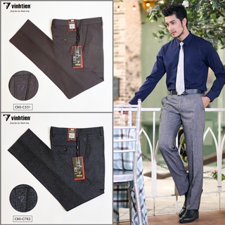 Quần Tây Công Sở Nam 0 ly Classic Vĩnh Tiến 439 - Màu muối tiêu
