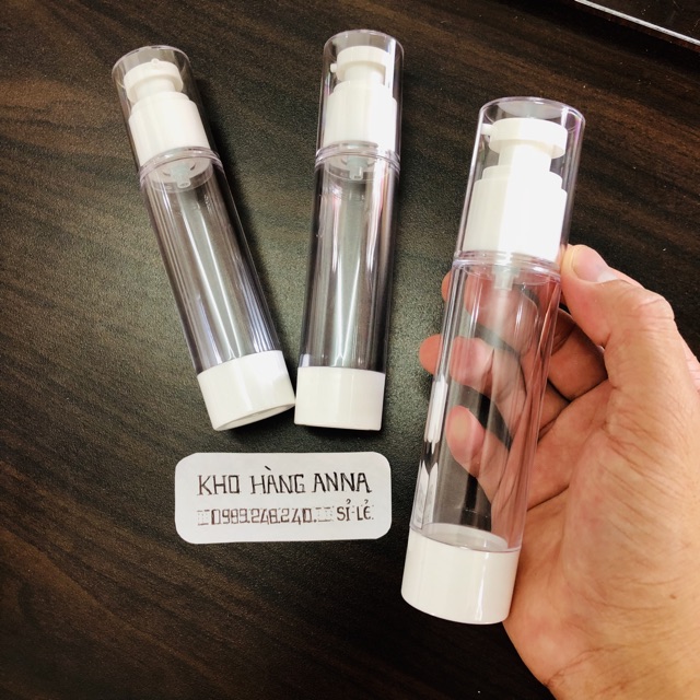 [Chai lọ Hút chân không] 50 chai xịt giọt/ Xịt Sương nhựa trong suốt chiết mỹ phẩm 5ml, 30ml, 50ml, 100ml