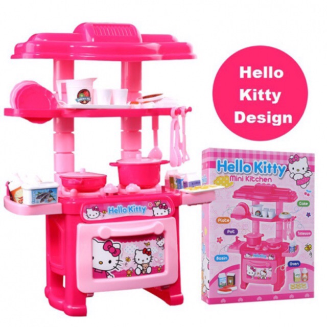 [Mã LIFEXANH03 giảm 10% đơn 500K] Bộ đồ chơi nhà bếp mini kitchen hellokitty