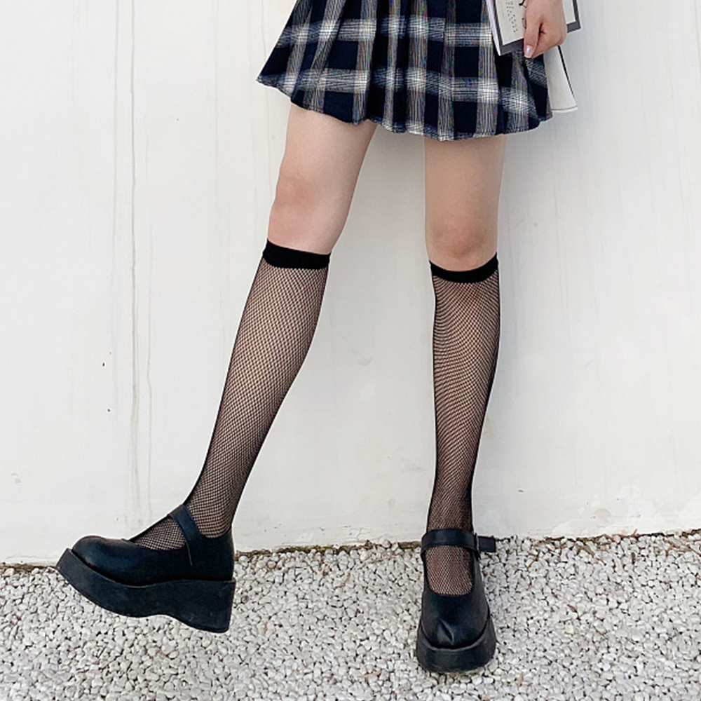 Tất Lưới Trắng Thời Trang Cho Nữ