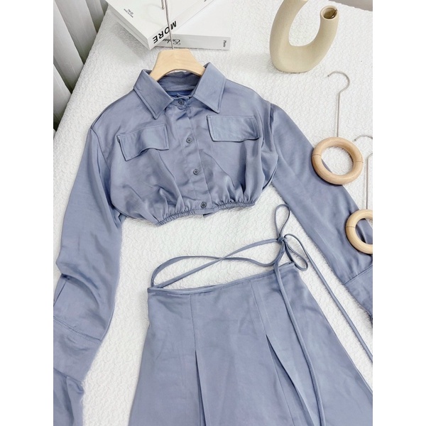 SET AO VAY LỤA CỘT DÂY