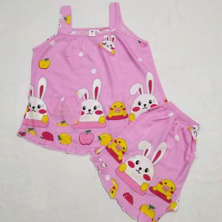 Bộ tole lanh quần đùi áo dây size 3 (nhắn tin chọn mẫu)