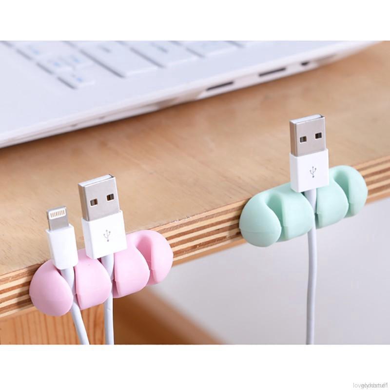 Set 2 dụng cụ giữ dây cáp gọn gàng tùy chọn màu sắc