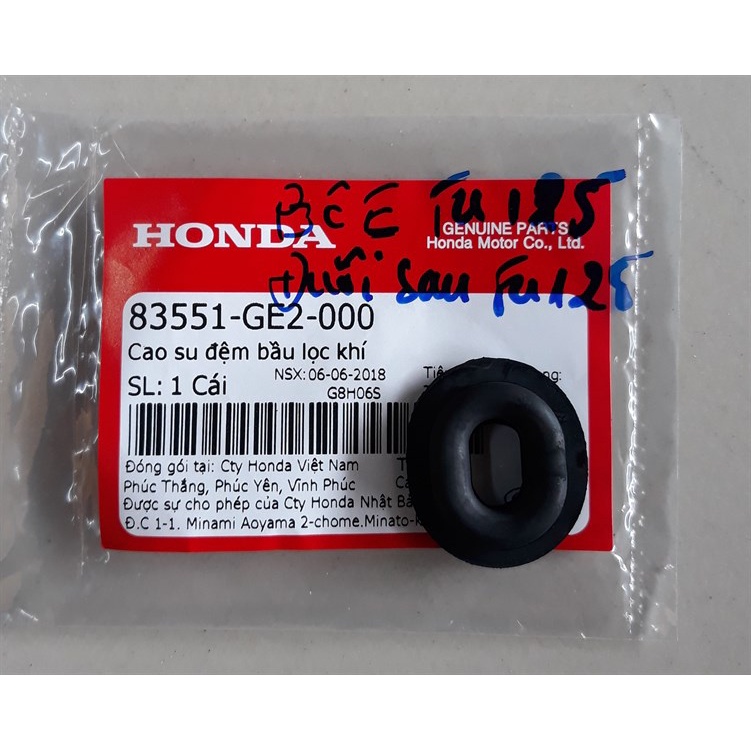 Cao su chịu bô E Future 125, Đuôi dè sau Fu 125 zin