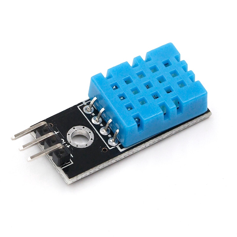 Mô đun cảm biến nhiệt độ và độ ẩm tương đối DHT11 kèm dây cáp dùng cho bộ mạch Arduino tự làm