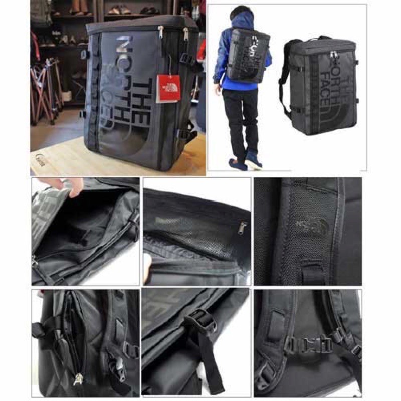 Balo The North Face TNF Fuse Box - Chống Nước màu full đen