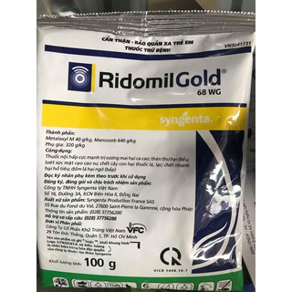 Thuốc đặc trị nấm vàng lá Ridomil gold