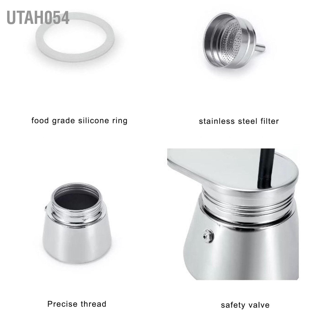 Bình đựng cà phê có vòi đơn bằng thép không gỉ pha Latte cổ điển cho văn phòng tại nhà