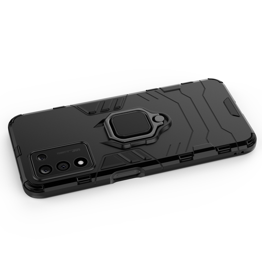 Ốp lưng Realme Q3s / Oppo K9s Iron Man Iring chống sốc chống va đập mạnh giá đỡ mặt lưng xem phim
