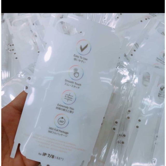 Miếng dán PPF bảo vệ mặt lưng iPhone 7P/8Plus