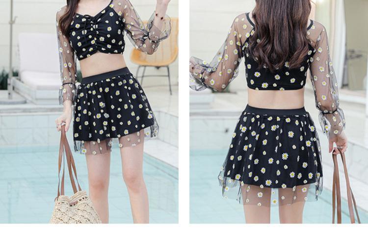 Bộ Đồ Bơi Hai Mảnh Dài Tay Xinh Xắn Dành Cho Nữ 2131 | BigBuy360 - bigbuy360.vn