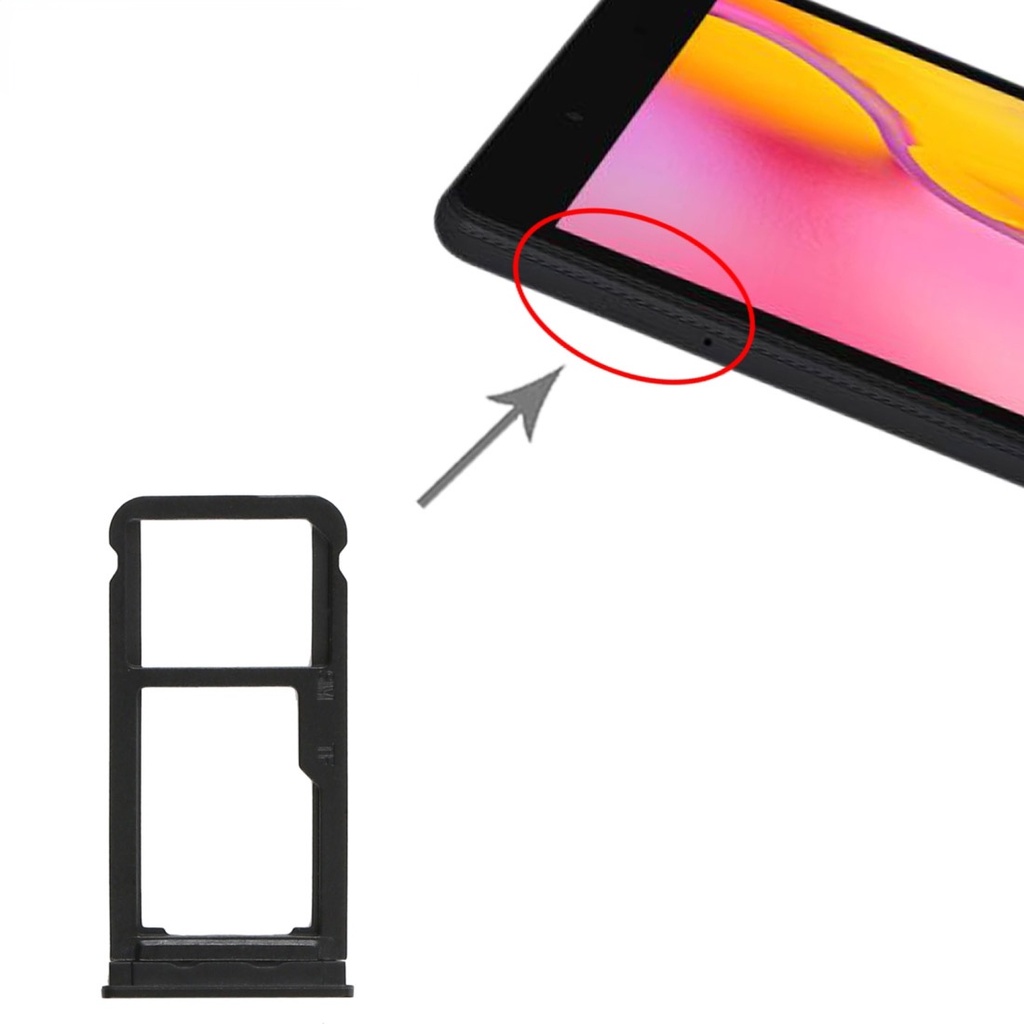 Khe gắn thẻ sim micro SD cho Samsung Tab A 8.0 2019 SM-T295 tiện dụng