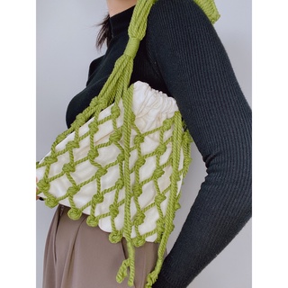 Túi lưới thời trang -túi đi biển -handmade