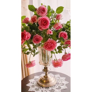 Bình thuỷ tinh đế đồng cao cấp
