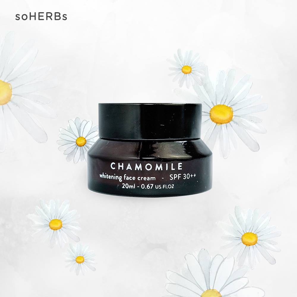 KEM CÚC LA MÃ SOHERBS CHAMOMILE WHITENING FACE CREAM 20ml