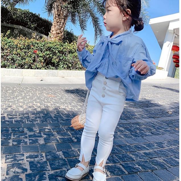 Quần legging lưng cao thời trang dành cho bé gái