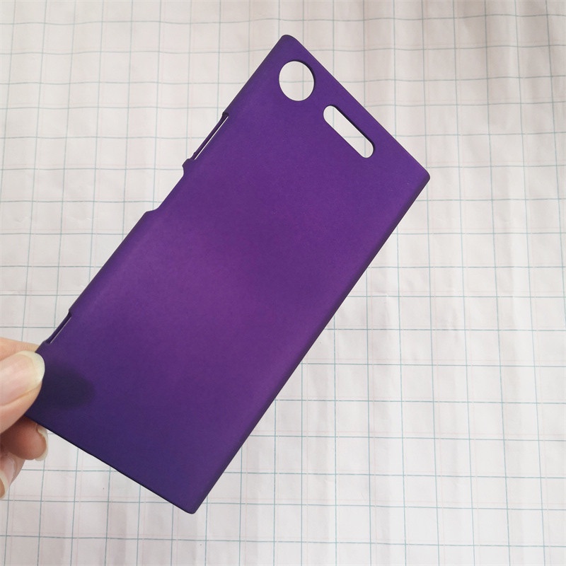 Ốp điện thoại cứng siêu mỏng màu trơn cho Sony Xperia XZ1 XZ Premium