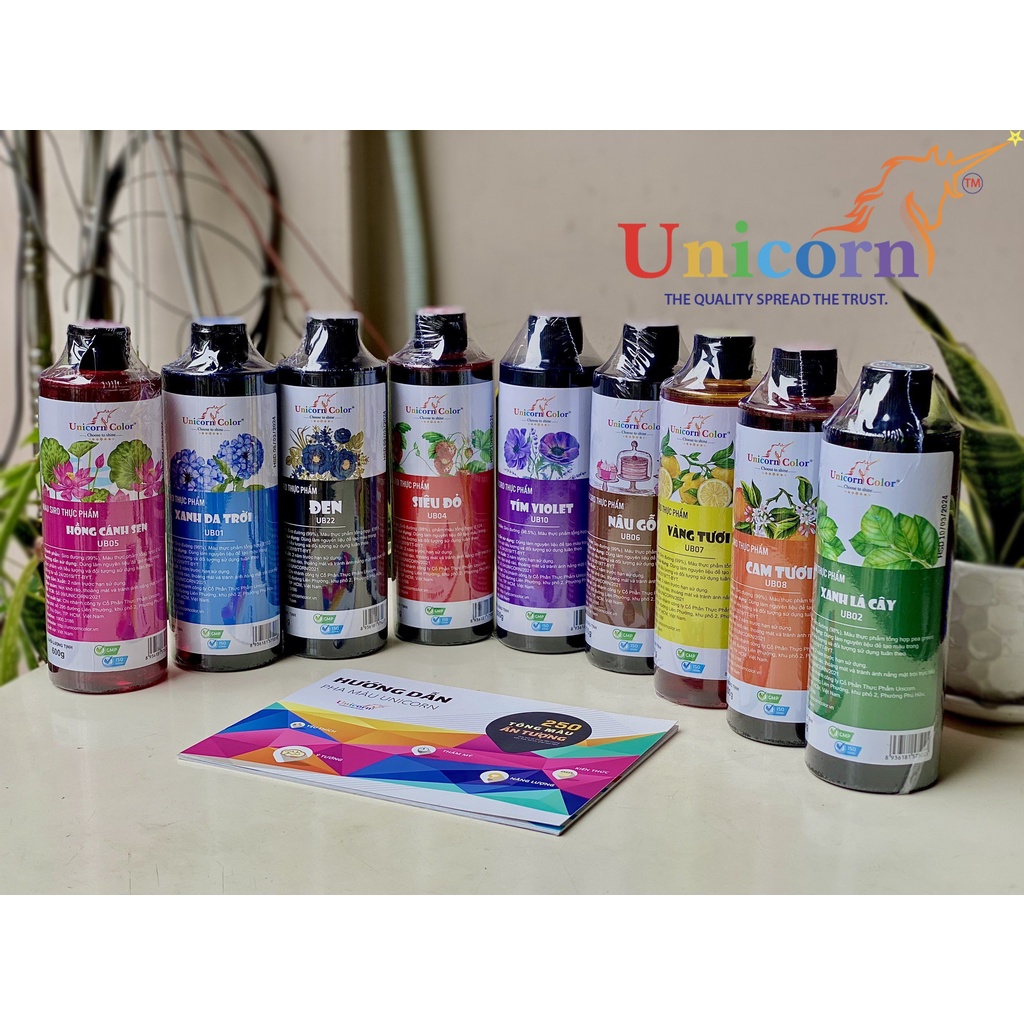 MÀU SIRO PHA KEM 600G-UNICORN
