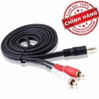 Dây loa 1 đầu 3.5 ra 2 av dài 1,5m loại xịn chống nhiễu