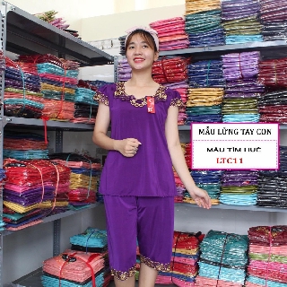 Đồ bộ nữ mặc nhà thun lạnh🔥siêu co giãn