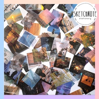 Sticker phong cảnh 50 chiếc ST089