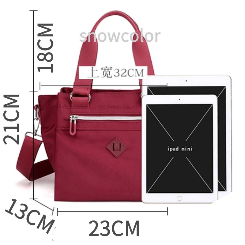 Túi Đeo Chéo Canvas Chống Thấm Nước Phong Cách Hàn Quốc Cho Nữ