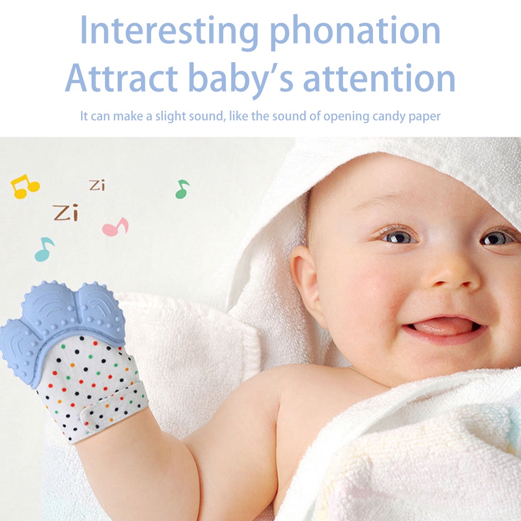 JPRICE Găng Tay Bằng Silicone An Toàn Thực Phẩm Không Chứa BPA Dành Cho Trẻ Sơ Sinh Mọc Răng