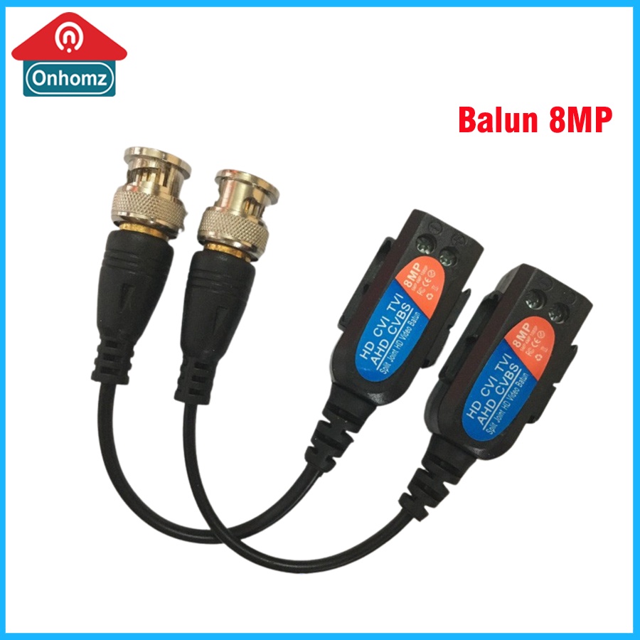 FREESHIPVideo balun 8MP có mạch chống sét 2kv cho camera giám sát