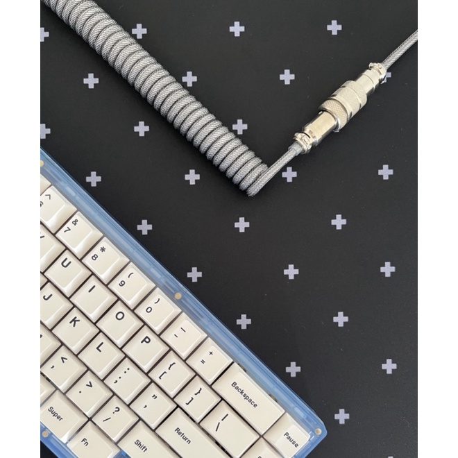 Dây cáp custom handmade Type-C cho bàn phím cơ / Coiled Custom cable type-C for mechanical keyboard