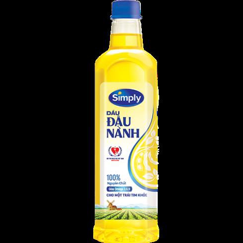 (MUA SỈ INBOX) Dầu Đậu Nành Simply 1L