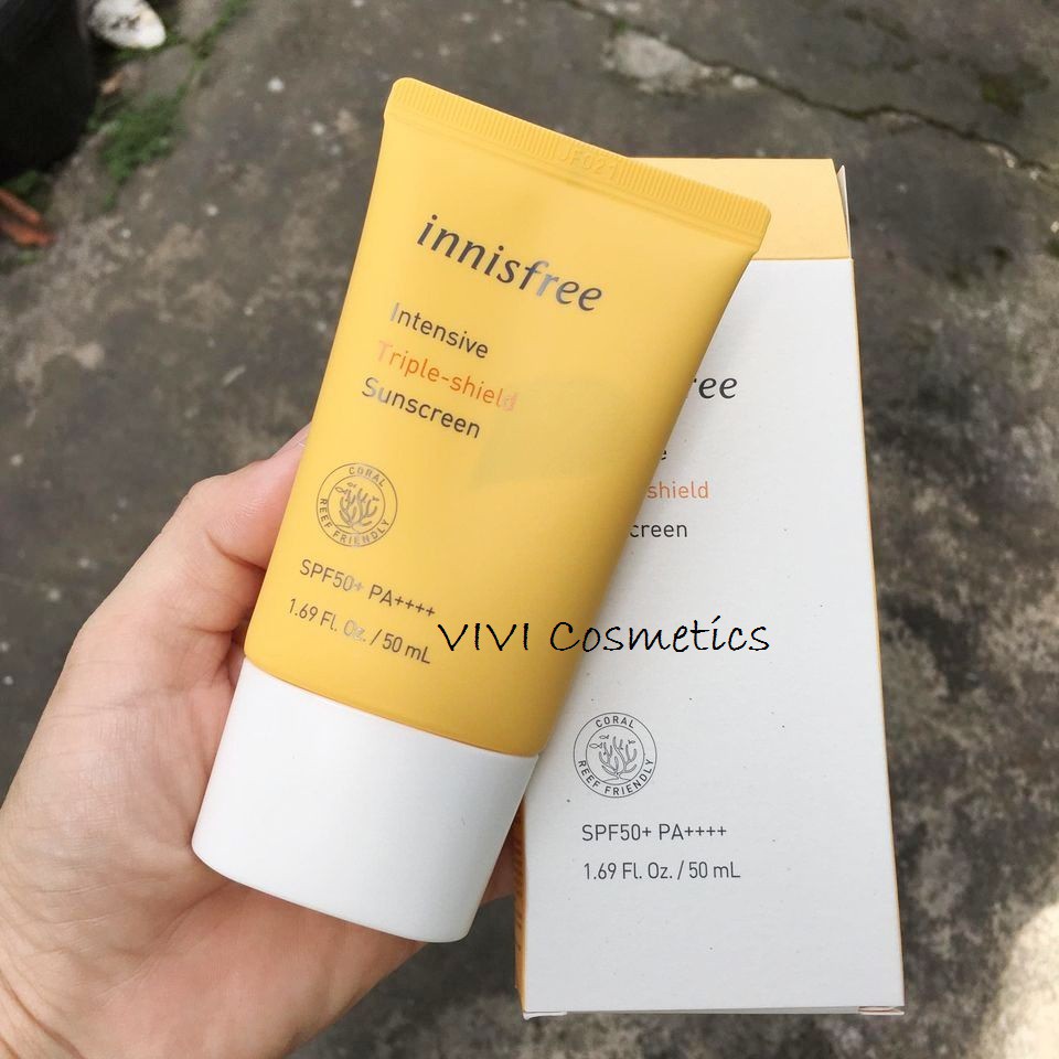 MẪU MỚI_Chống nắng Innisfree Intensive Triple Shield Suncreen SPF50+ PA++++