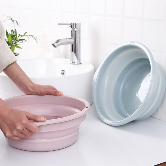 THAU CHẬU RỬA GẮP GỌN TIỆN LỢI TIẾT KIỆM KHÔNG GIAN TRONG NHÀ SIZE TRUNG CHẤT LIỆU NHỰA PP AN TOÀN