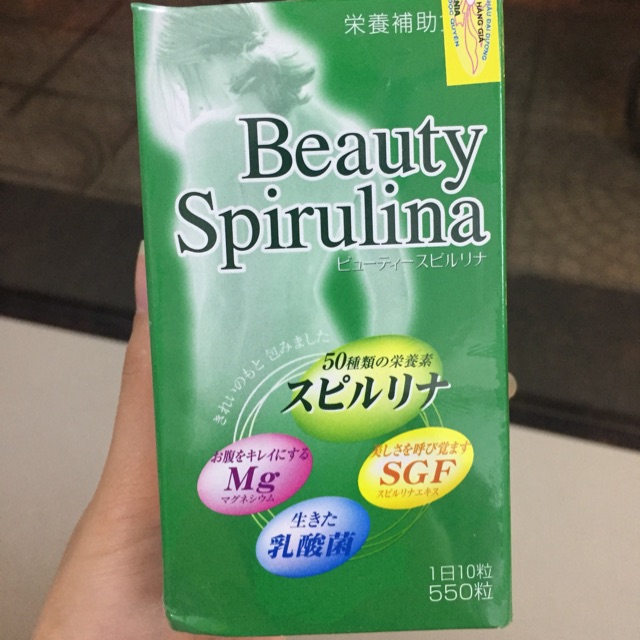 TẢO XOẮN NHẬT BẢN BEAUTY SPIRULINA đẹp da,chống lão hoá, giúp tăng hoặc giảm cân