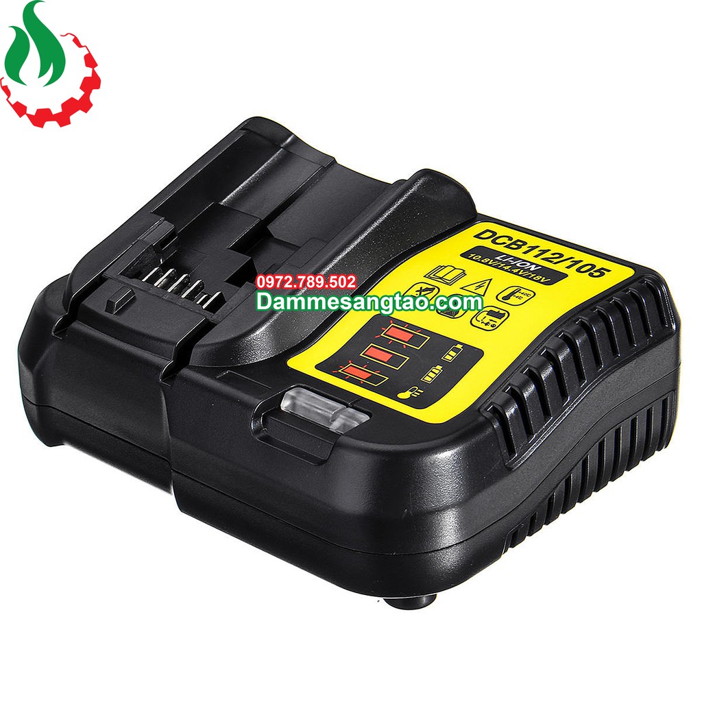 DMST Sạc Pin Dewalt DCB112 14V 18V Li-ion 3.7V nhận mạch zin