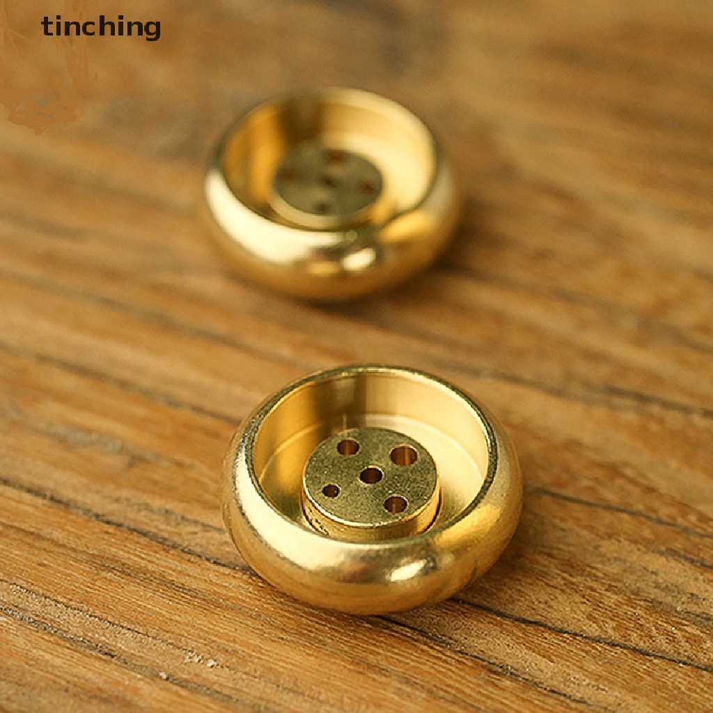 1 đế đốt trầm hương 5 lỗ chất liệu đồng chất lượng cao